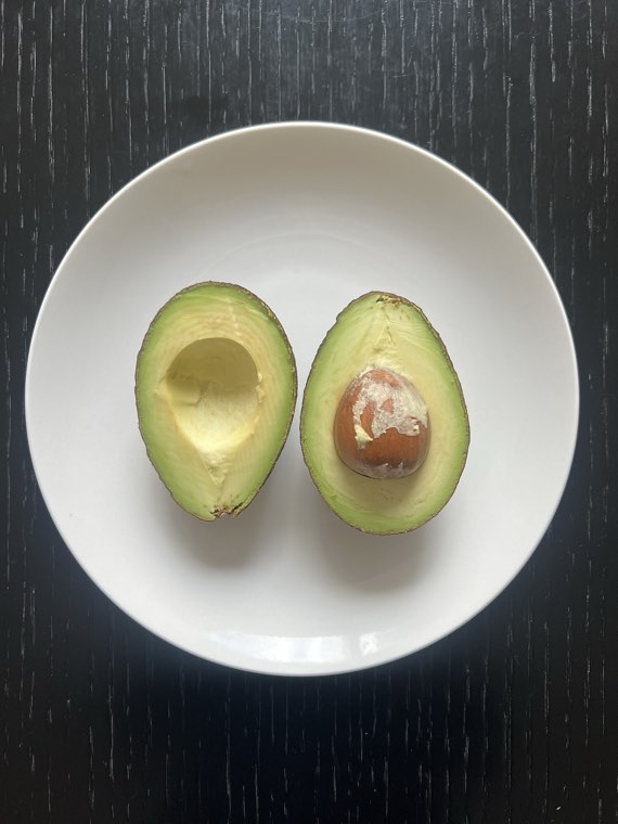 Avocado halved