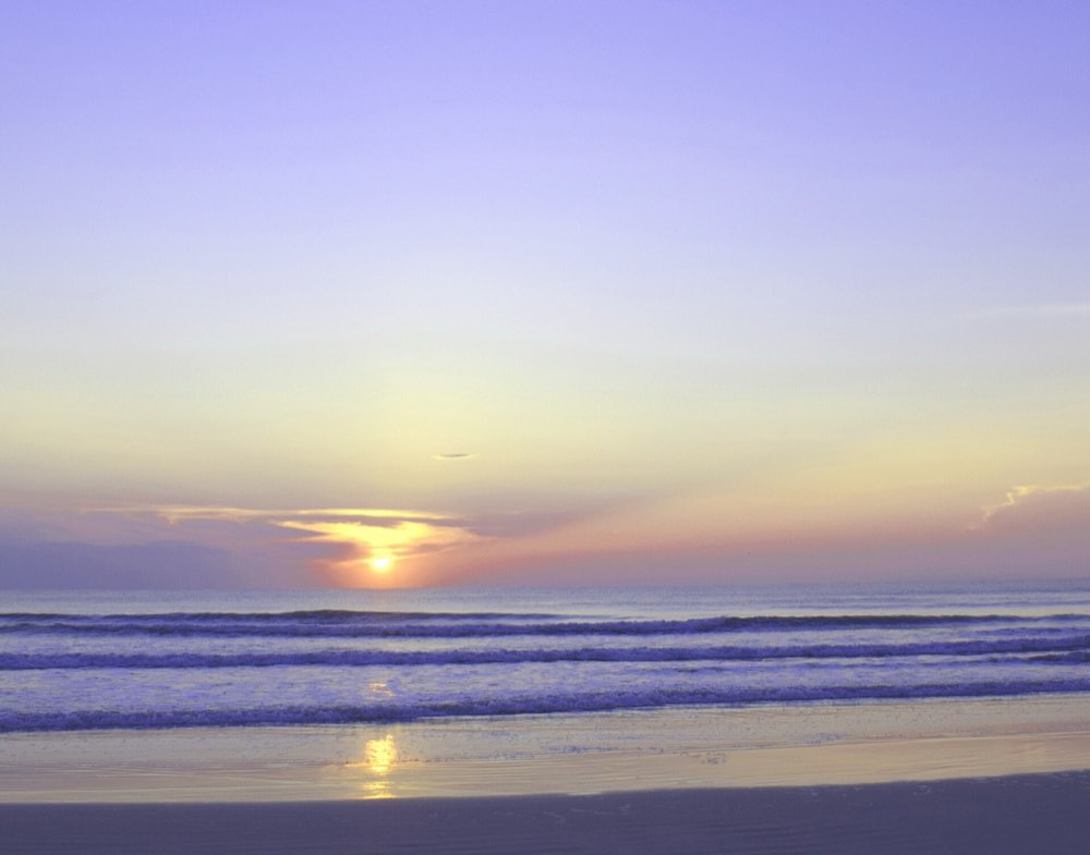 Sunrise over the Atlantic from a Florida beach.
